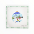 Ski Resorts – Vail needlepoint canvas by Bradley Needlepoint Company