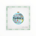 Travel Round – Sydney needlepoint canvas by Bradley Needlepoint Company