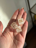 The Lillie Crystal Dice Set - Clear Quartz