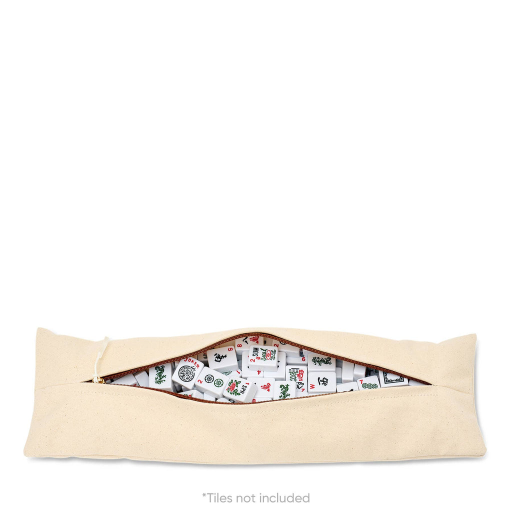 Mahjong Tote: Natural