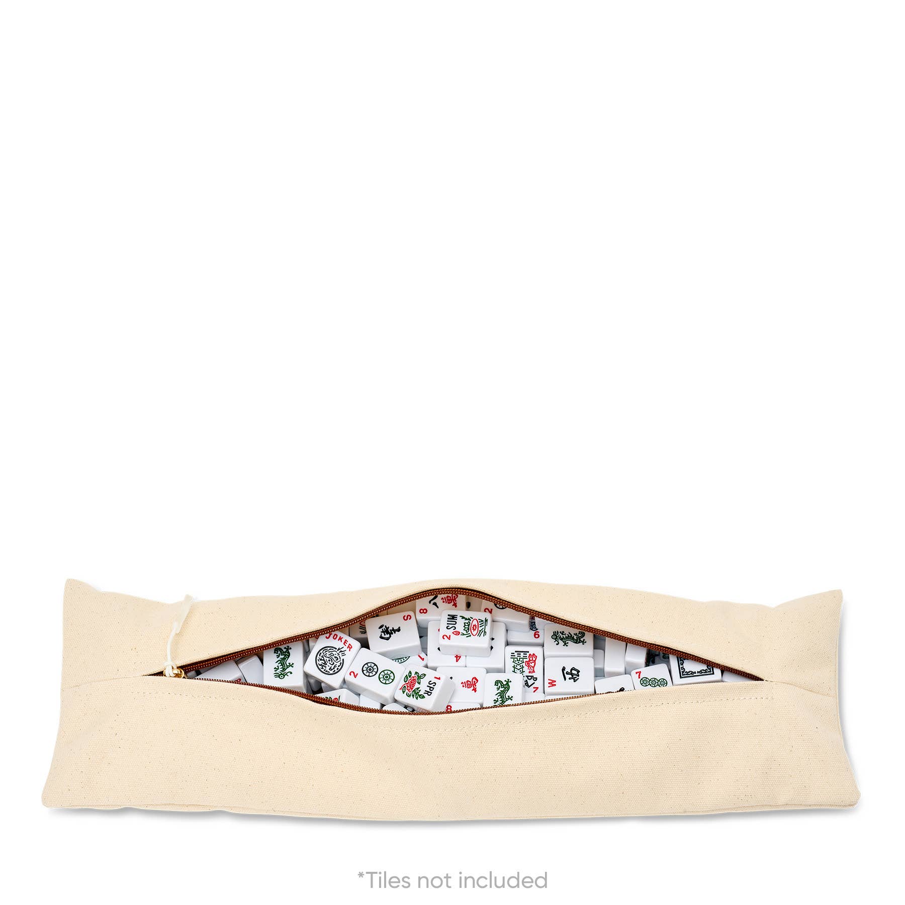 Mahjong Tote: Natural