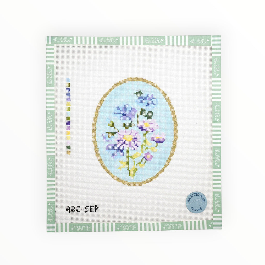 September Birth Flowers | Needlepoint Canvas
