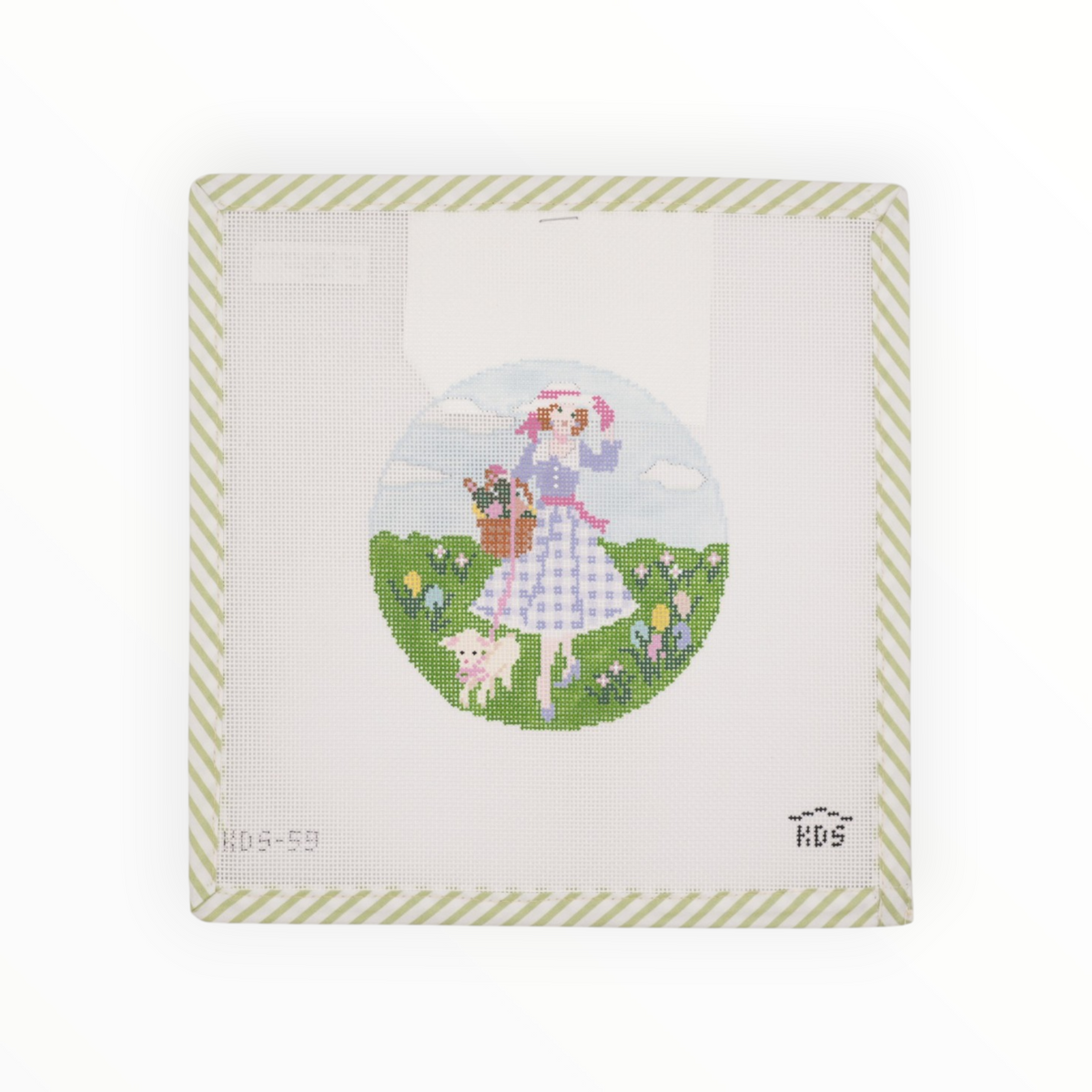 Betty Loves Easter Canvas and Stitch Guide | Needlepoint Canvas