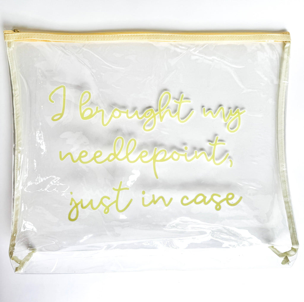 “I Brought My Needlepoint" Bag | Needlepoint Accessories