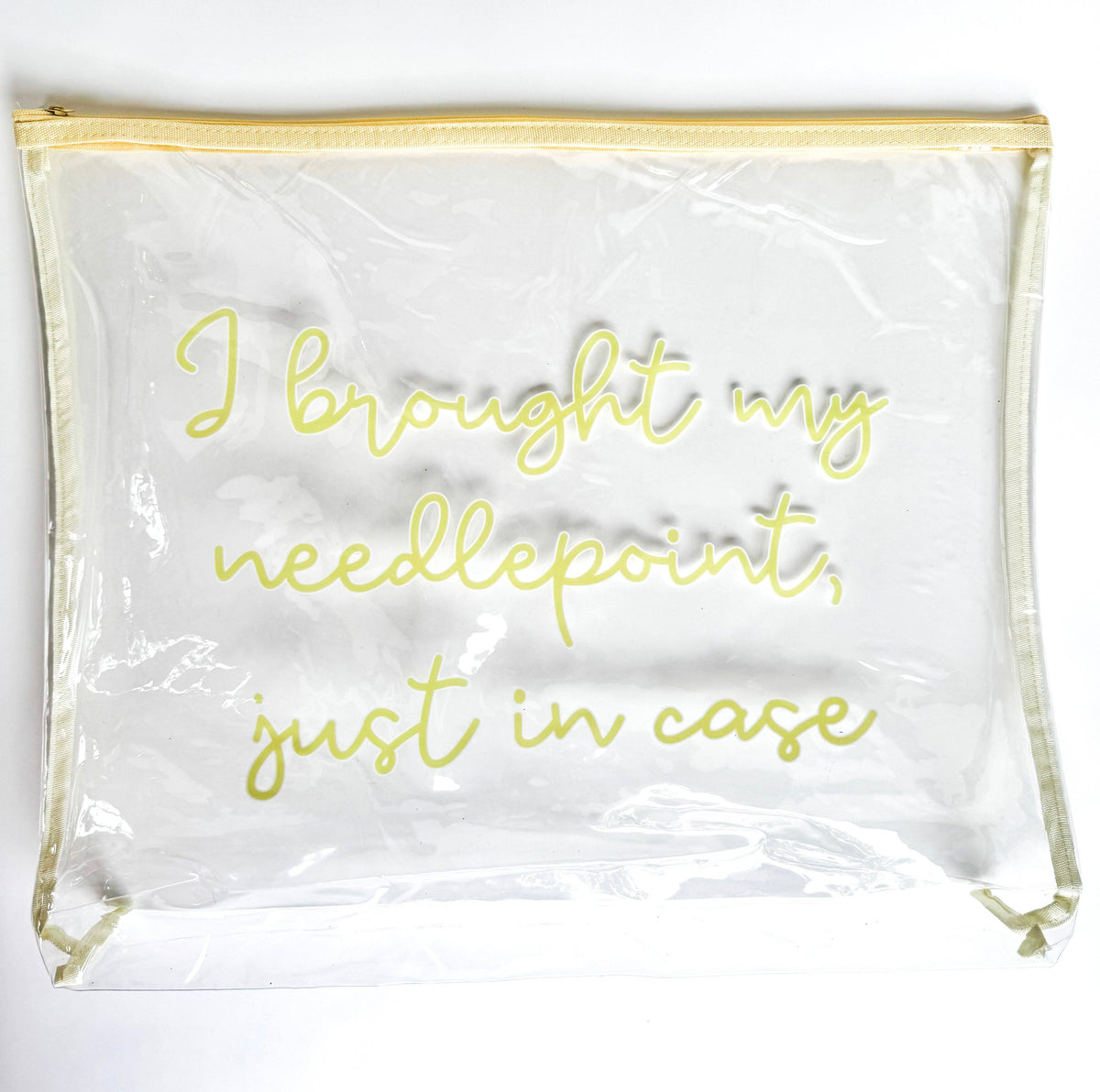 “I Brought My Needlepoint" Bag | Needlepoint Accessories