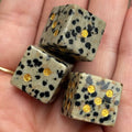The Lillie Crystal Dice Set - Dalmatian Jasper