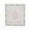 Danae Pink Floral Egg | Needlepoint Canvas