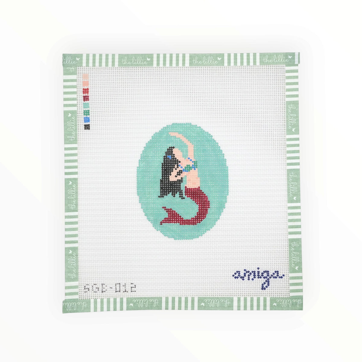 Mini Mermaid - Gemma | Needlepoint Canvas