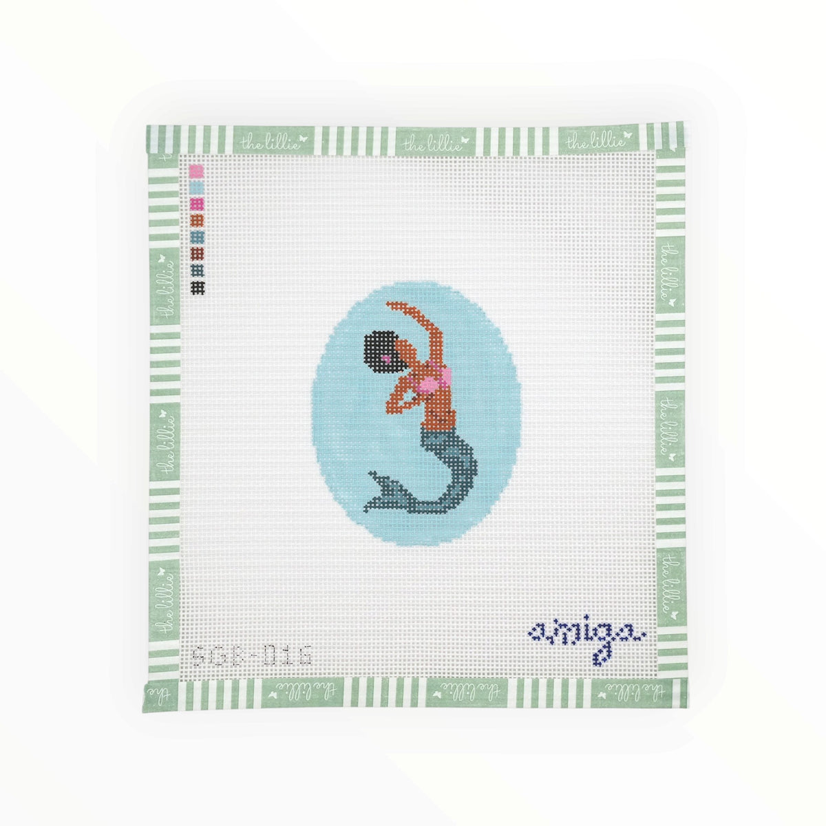 Mini Mermaid - Lucia | Needlepoint Canvas