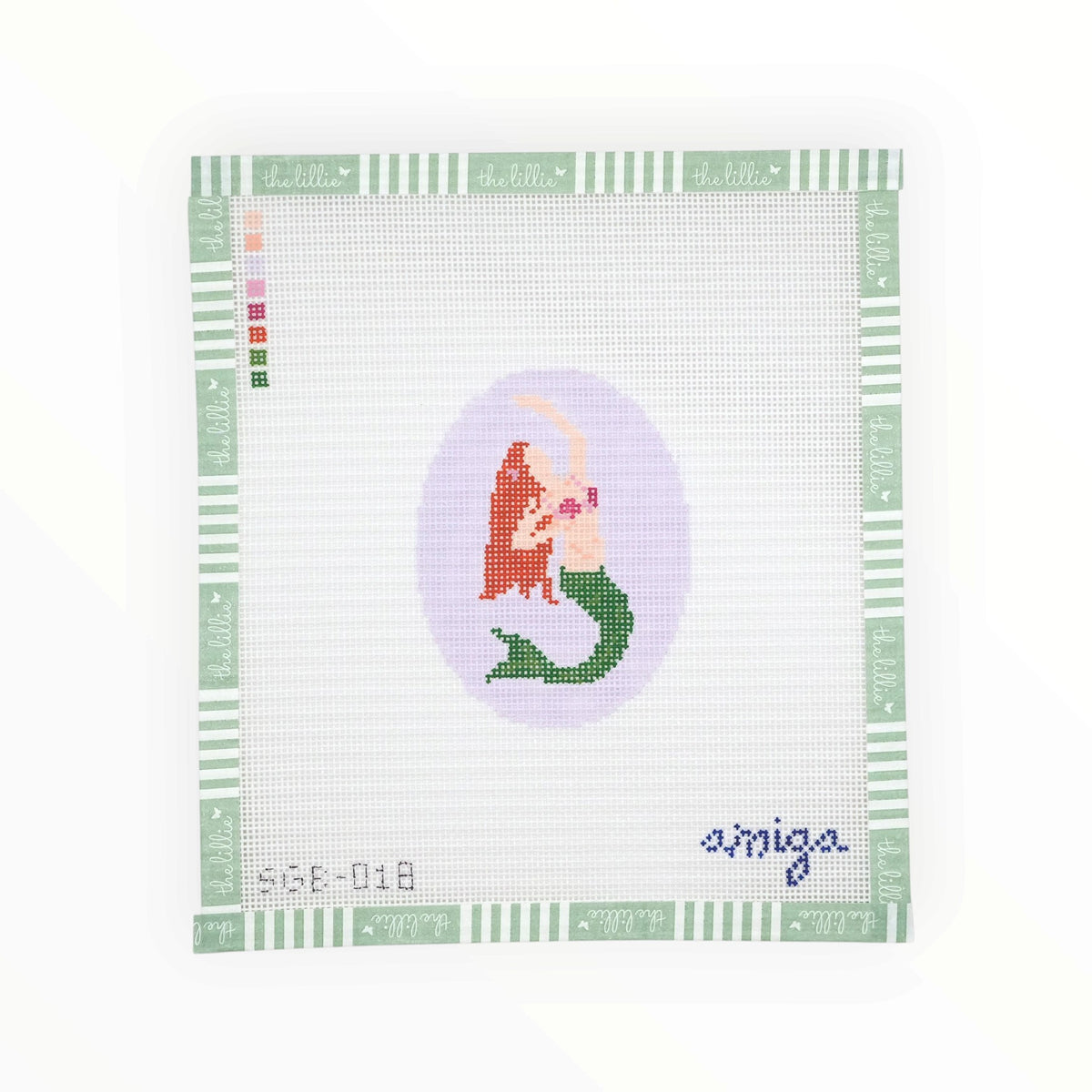 Mini Mermaid - Victoria | Needlepoint Canvas