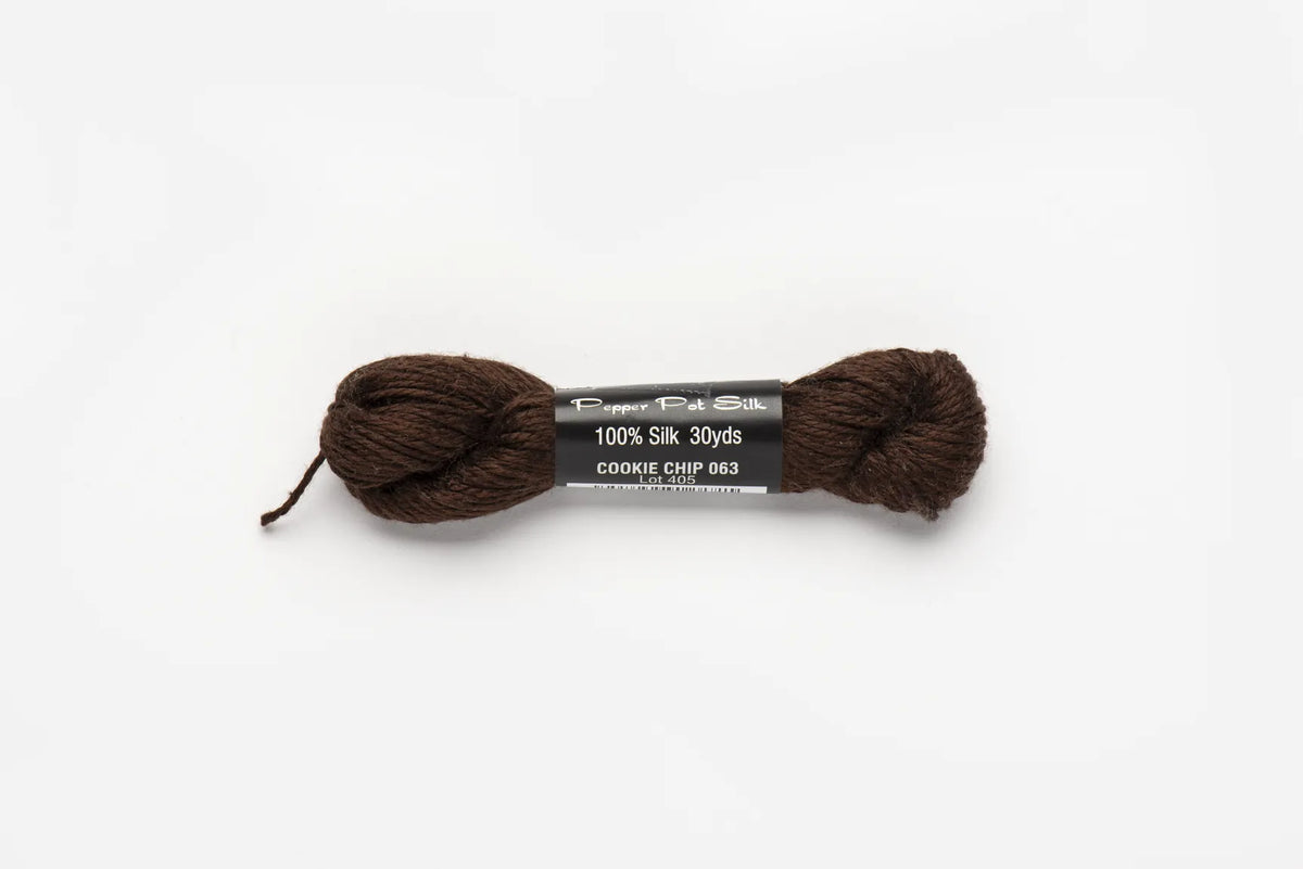 Pepper Pot Silk 63 Cookie Chip - needlepoint silk thread