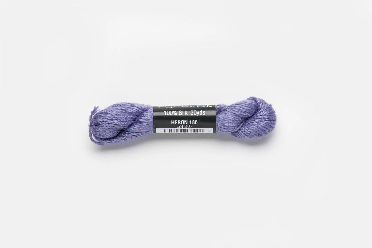 Pepper Pot Silk 186 Heron - needlepoint silk thread
