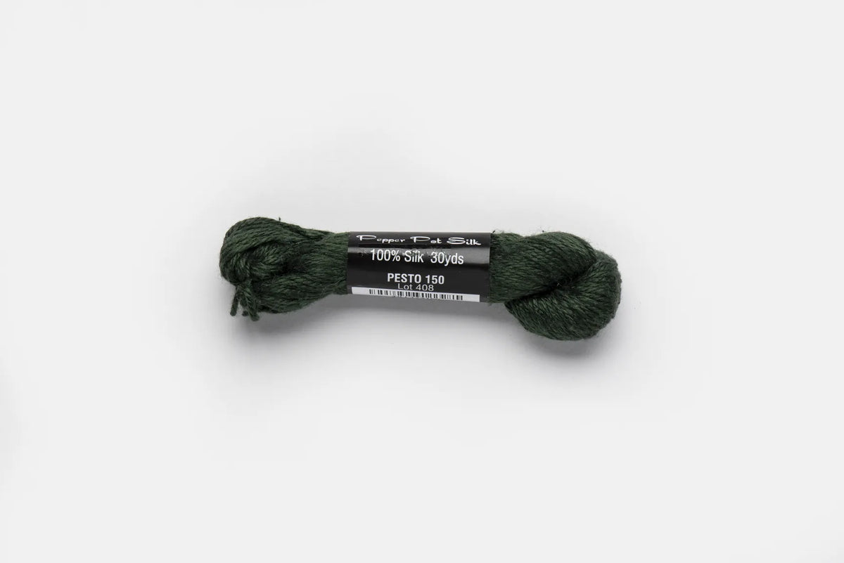 Pepper Pot Silk 150 Pesto - needlepoint silk thread