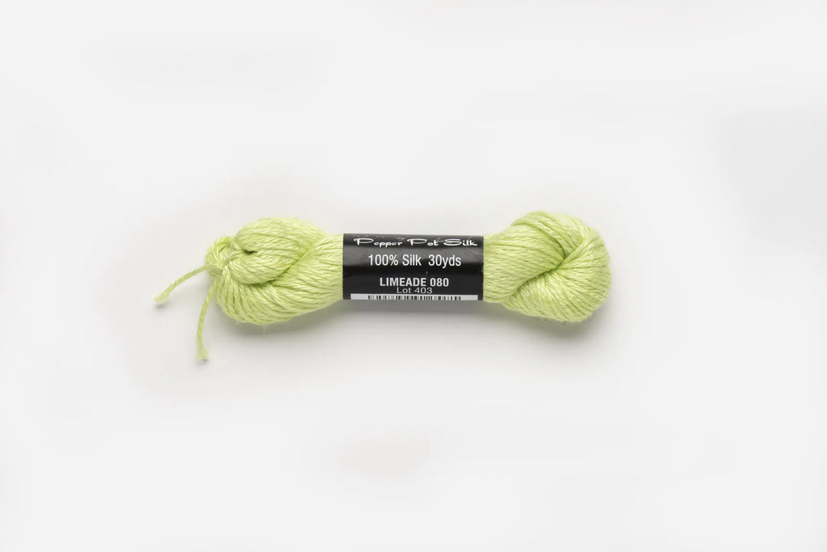 Pepper Pot Silk 80 Limeade - needlepoint silk thread