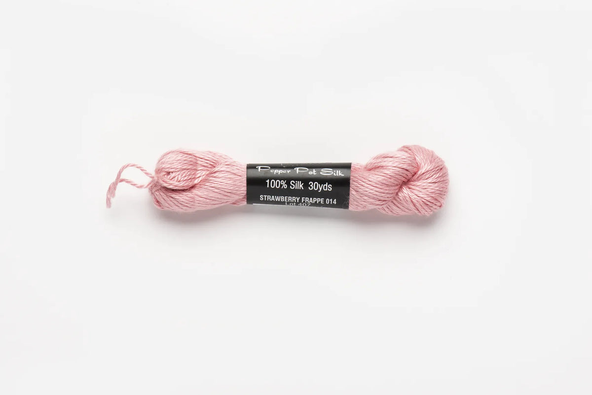 Pepper Pot Silk 14 Strawberry Frappe - needlepoint silk thread