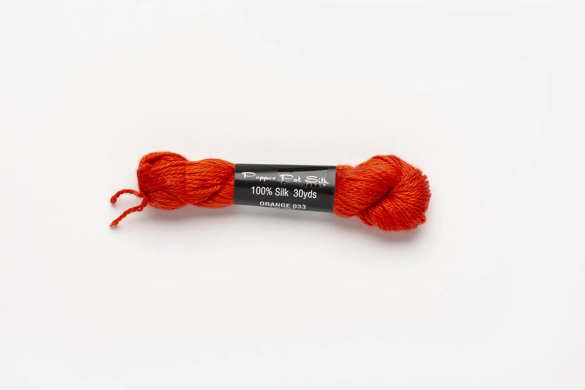 Pepper Pot Silk 33 Orange - needlepoint silk thread
