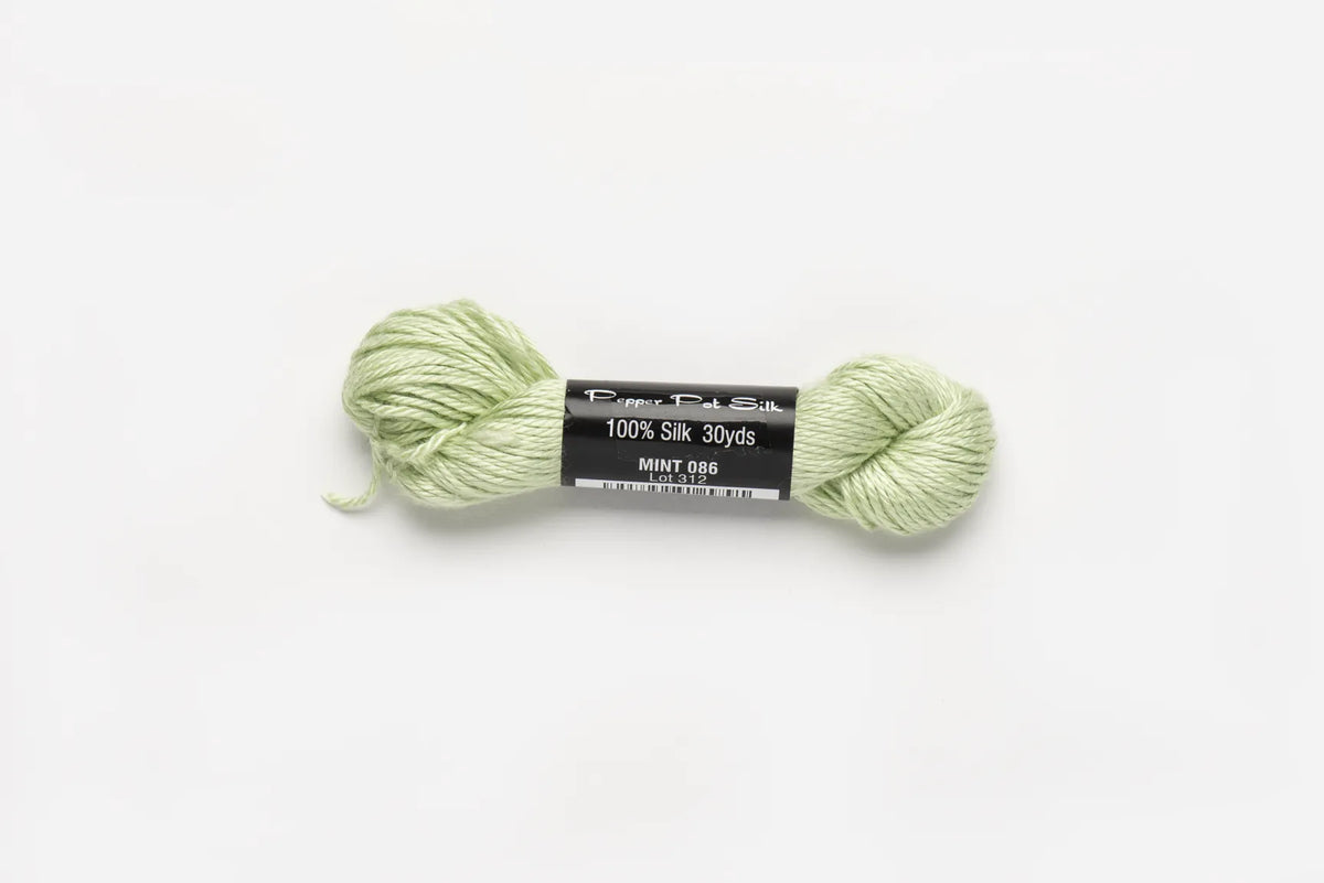 Pepper Pot Silk 86 Mint - needlepoint silk thread