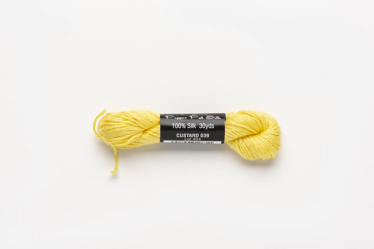 Pepper Pot Silk 39 Custard - needlepoint silk thread