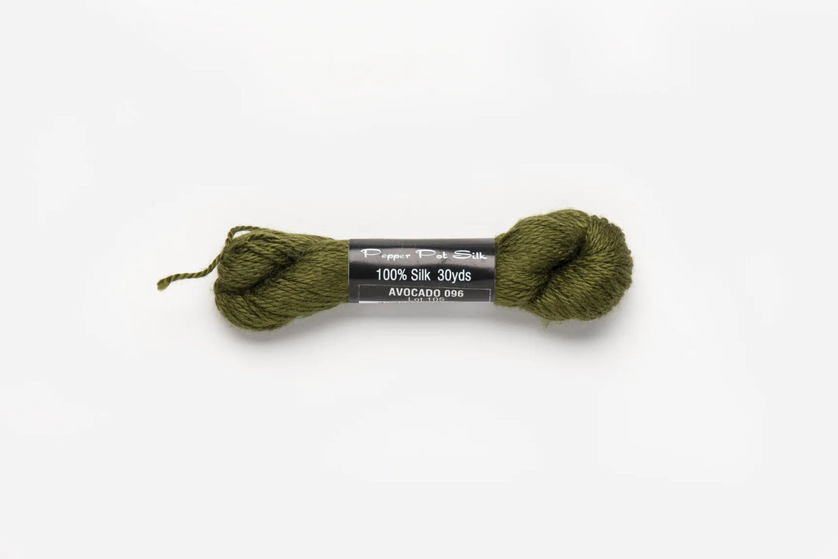 Pepper Pot Silk 96 Avocado - needlepoint silk thread