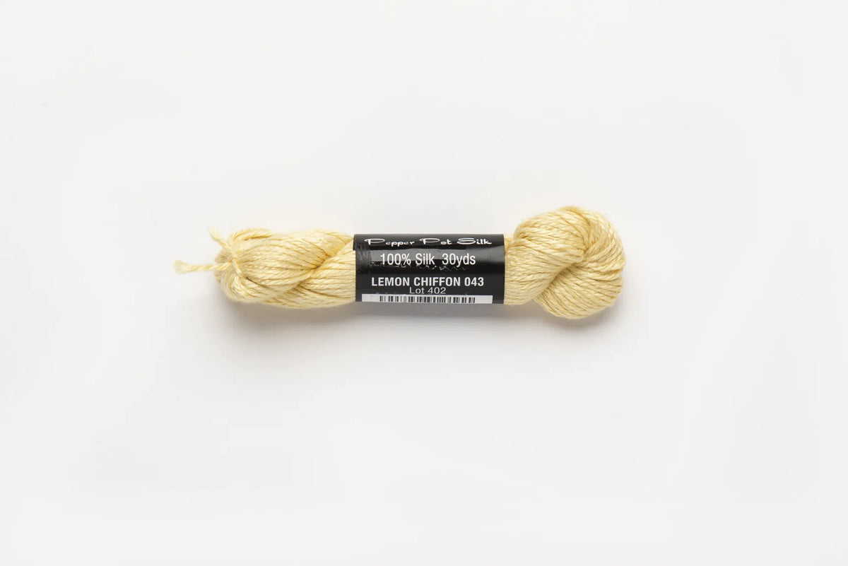 Pepper Pot Silk 43 Lemon Chiffon - needlepoint silk thread