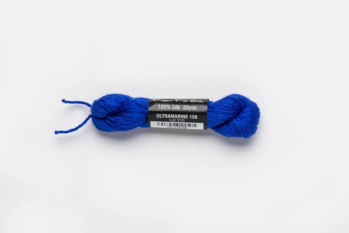 Pepper Pot Silk 156 Ultra-Marine - needlepoint silk thread