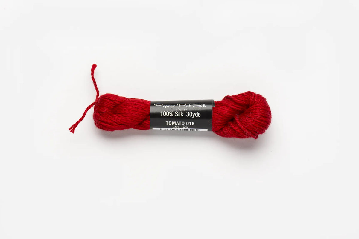 Pepper Pot Silk 16 Tomato - needlepoint silk thread