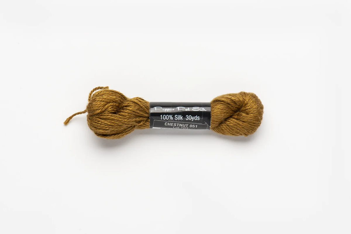 Pepper Pot Silk 51 Chestnut - needlepoint silk thread