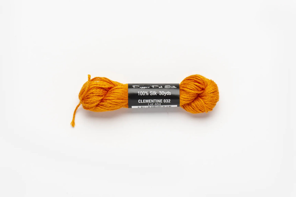 Pepper Pot Silk 32 Clementine - needlepoint silk thread