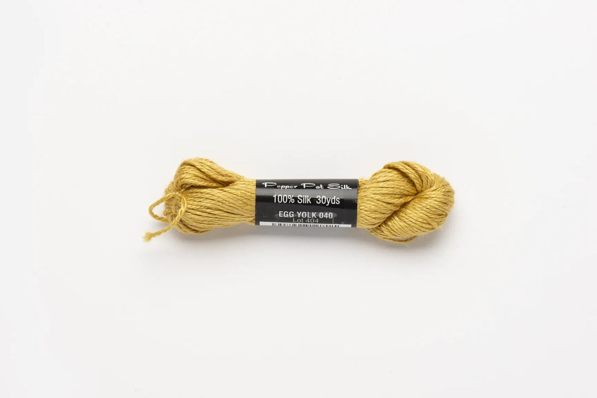 Pepper Pot Silk 40 Egg Yolk - needlepoint silk thread