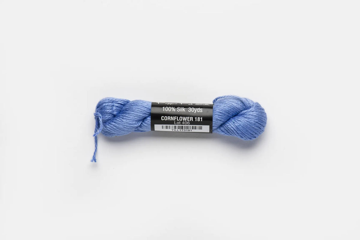 Pepper Pot Silk 181 Cornflower - needlepoint silk thread