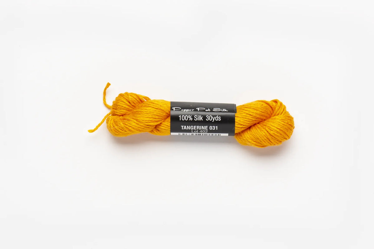 Pepper Pot Silk 31 Tangerine - needlepoint silk thread