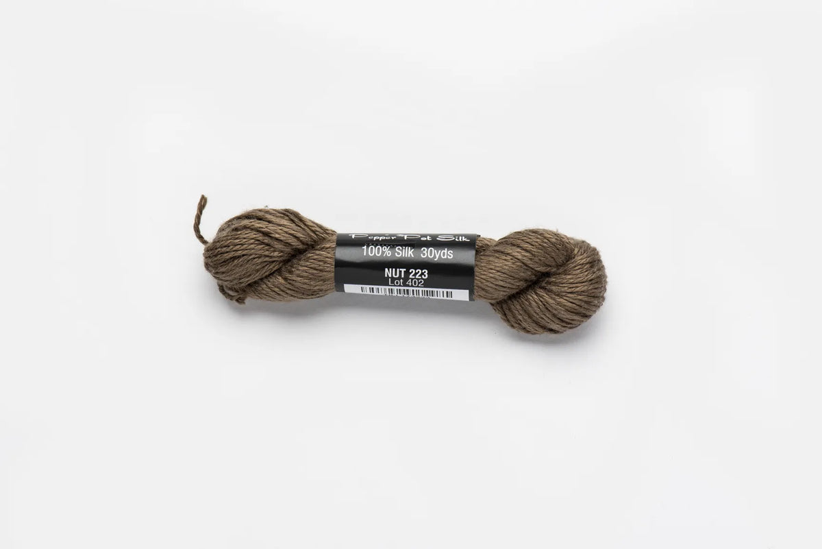 Pepper Pot Silk 223 Nut - needlepoint silk thread