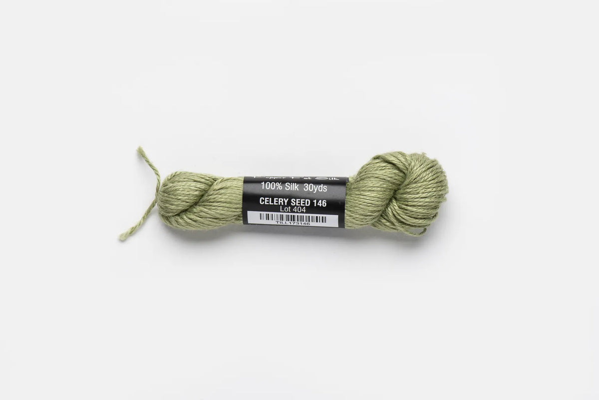Pepper Pot Silk 146 Celery Seed - needlepoint silk thread