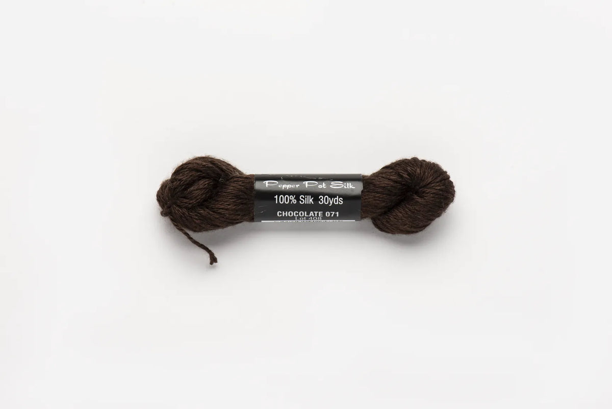 Pepper Pot Silk 71 Chocolate - needlepoint silk thread