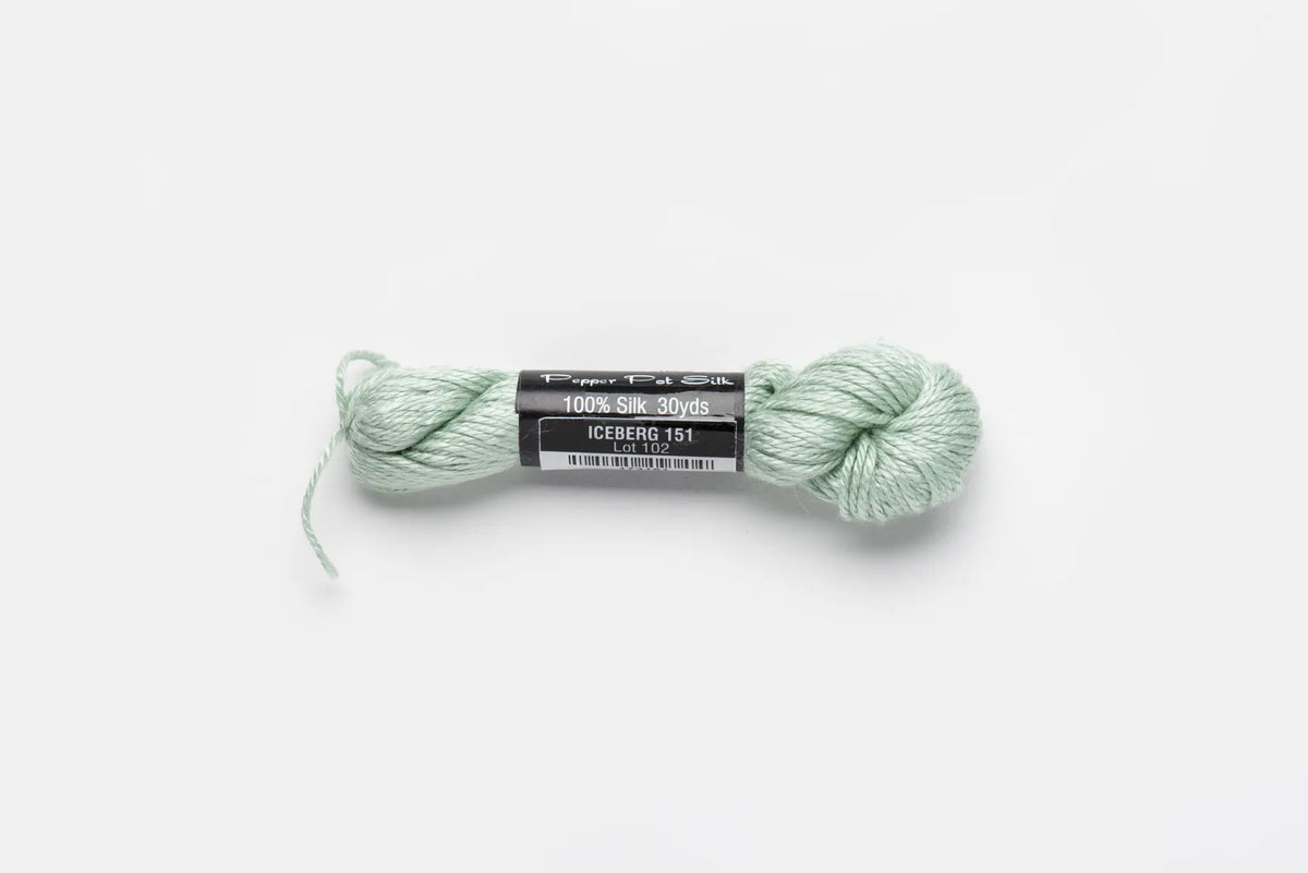 Pepper Pot Silk 151 Iceberg - needlepoint silk thread