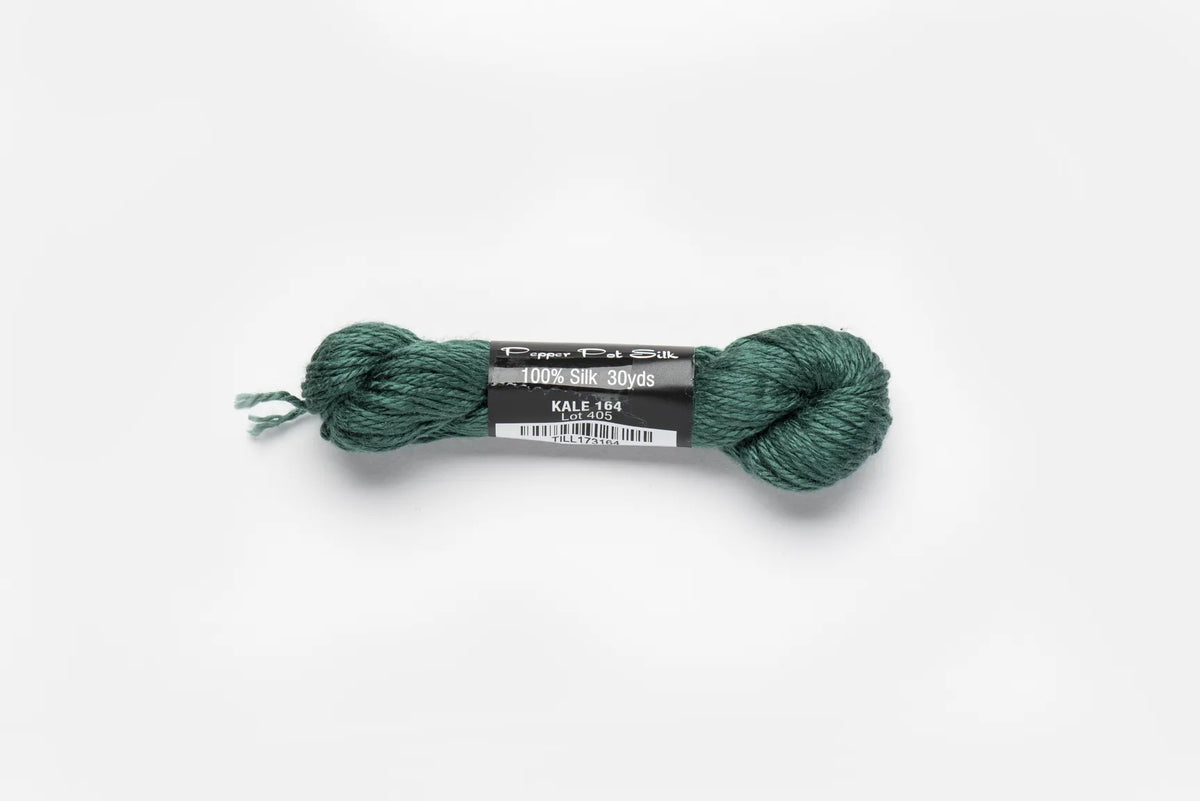Pepper Pot Silk 164 Kale - needlepoint silk thread