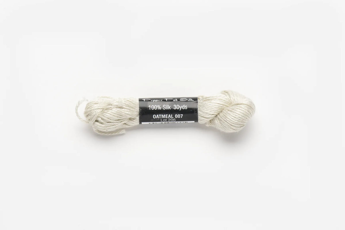 Pepper Pot Silk 7 Oatmeal - needlepoint silk thread