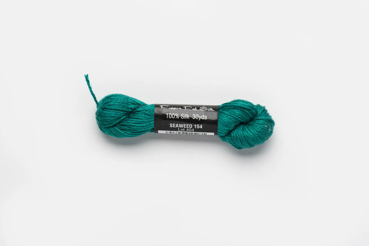 Pepper Pot Silk 154 Seaweed - needlepoint silk thread