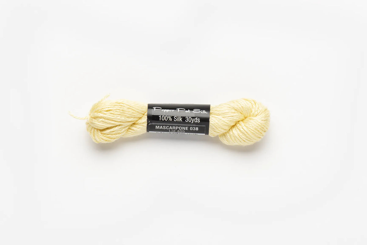 Pepper Pot Silk 38 Mascarpone - needlepoint silk thread