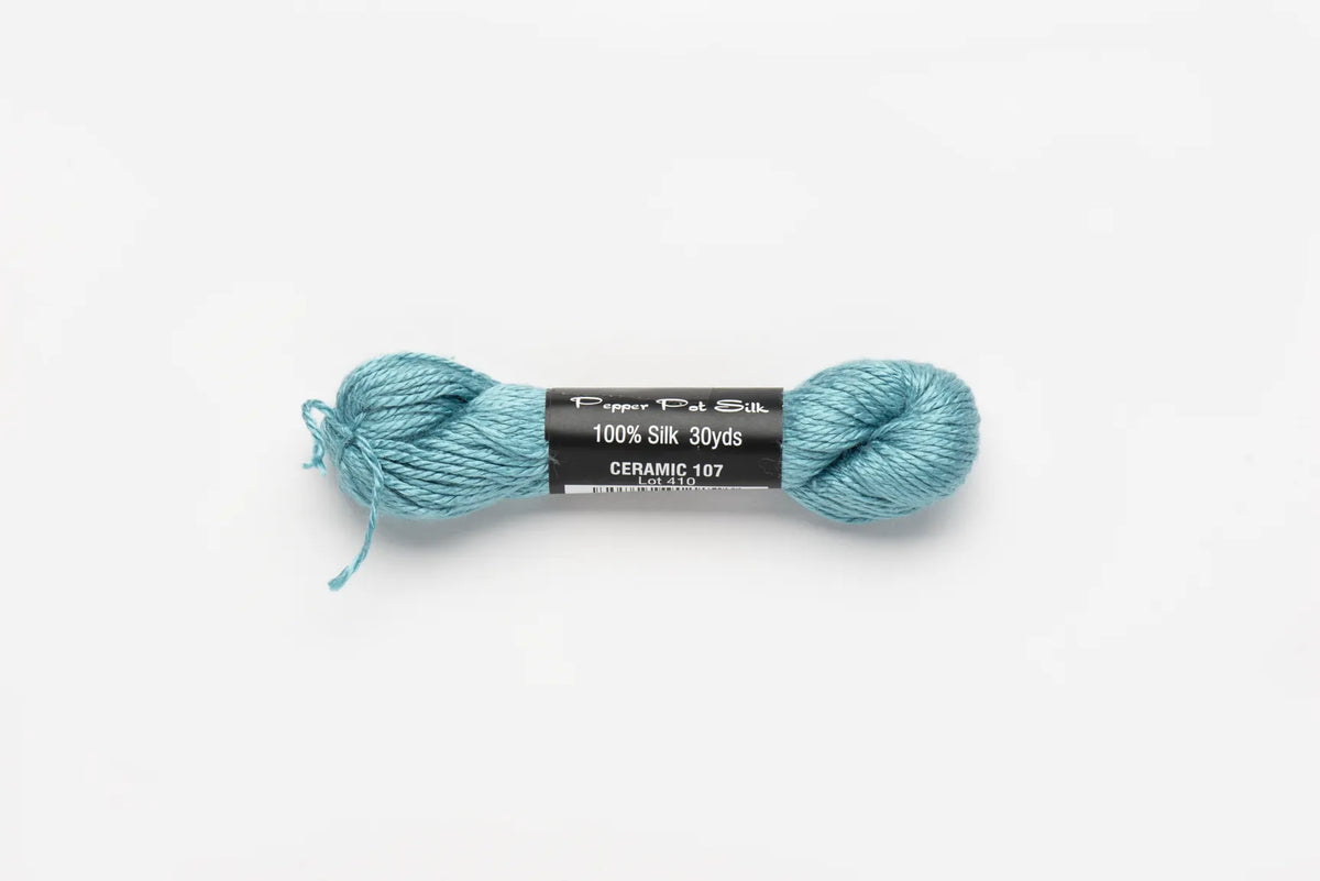 Pepper Pot Silk 107 Ceramic - needlepoint silk thread