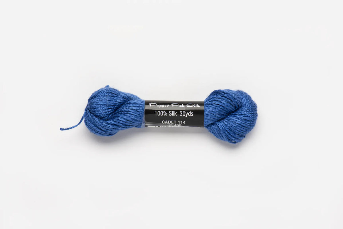 Pepper Pot Silk 114 Cadet - needlepoint silk thread