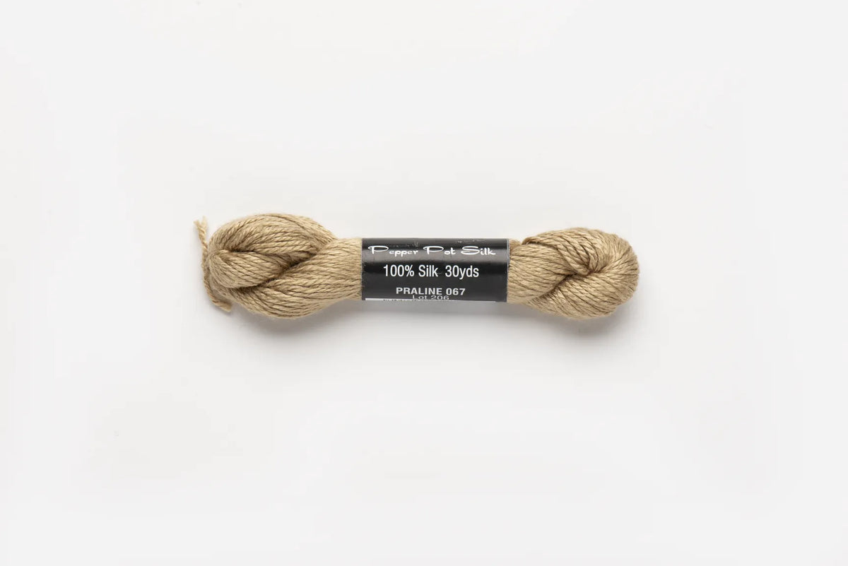 Pepper Pot Silk 67 Praline - needlepoint silk thread