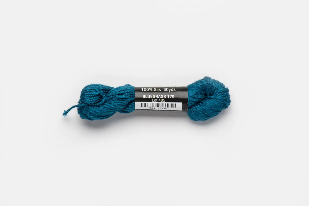 Pepper Pot Silk 179 Blue Grass - needlepoint silk thread