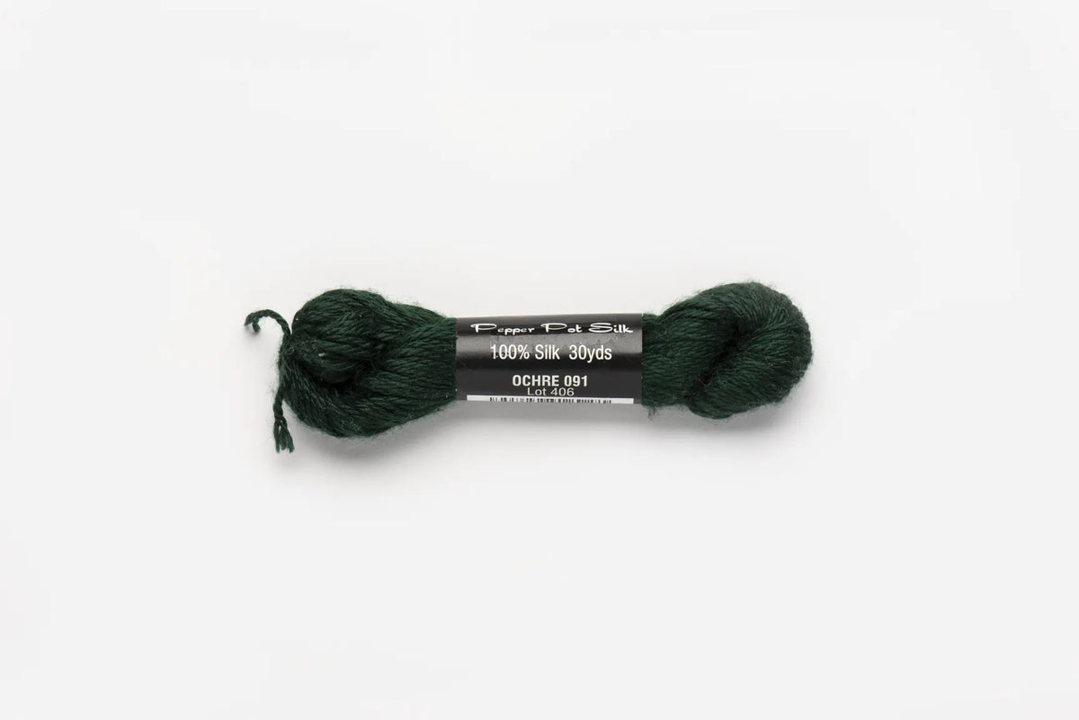 Pepper Pot Silk 91 Ochre - needlepoint silk thread