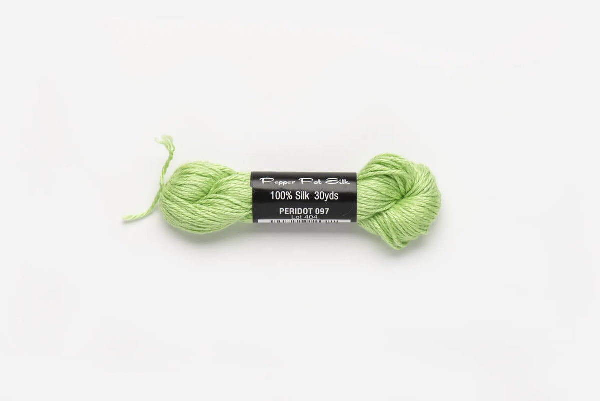Pepper Pot Silk 97 Peridot - needlepoint silk thread