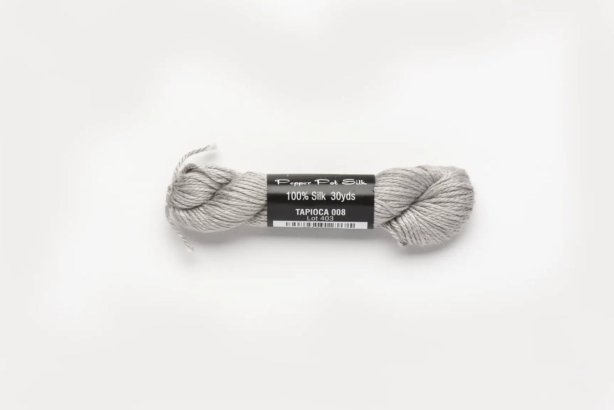 Pepper Pot Silk 8 Tapioca - needlepoint silk thread