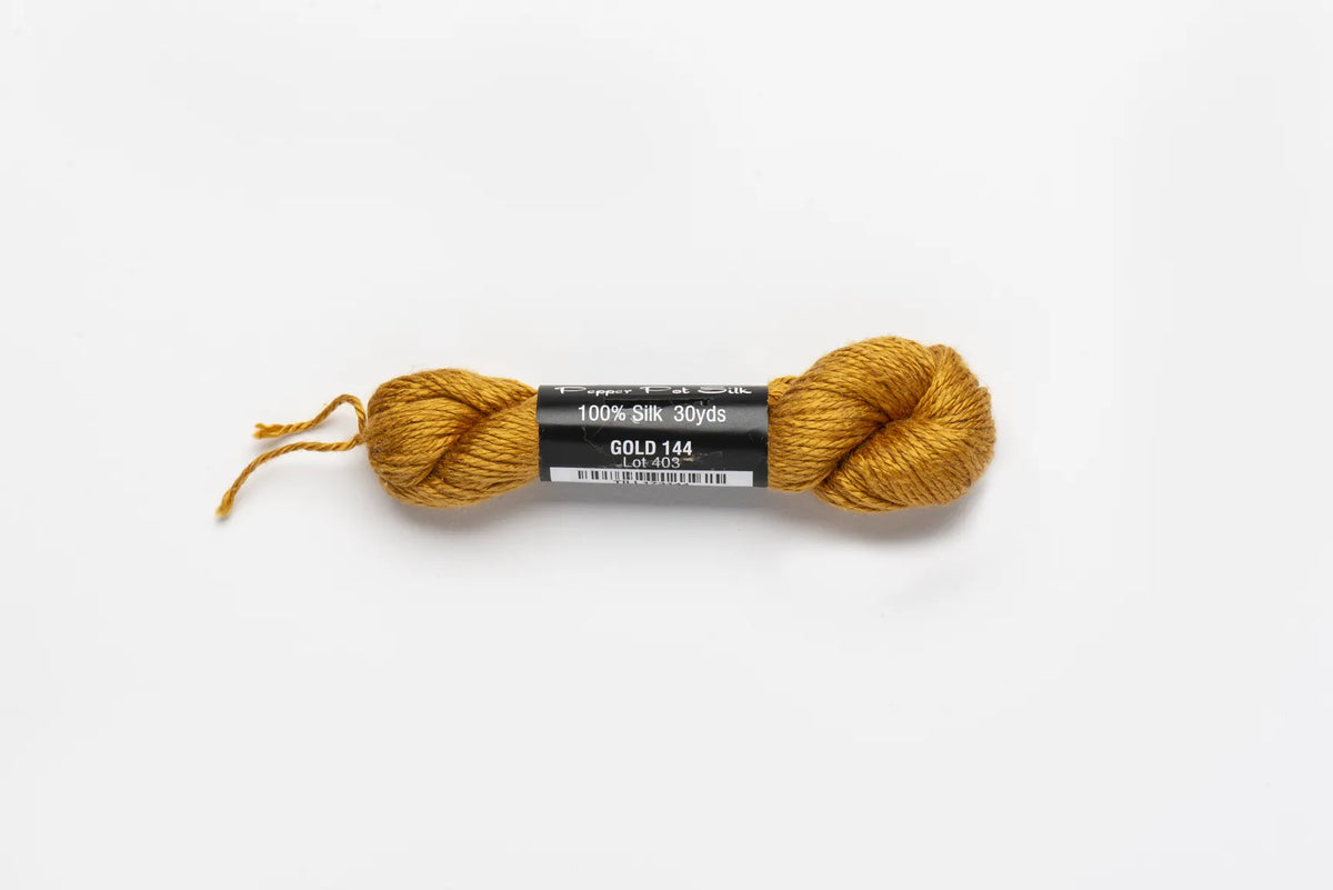 Pepper Pot Silk 144 Gold - needlepoint silk thread