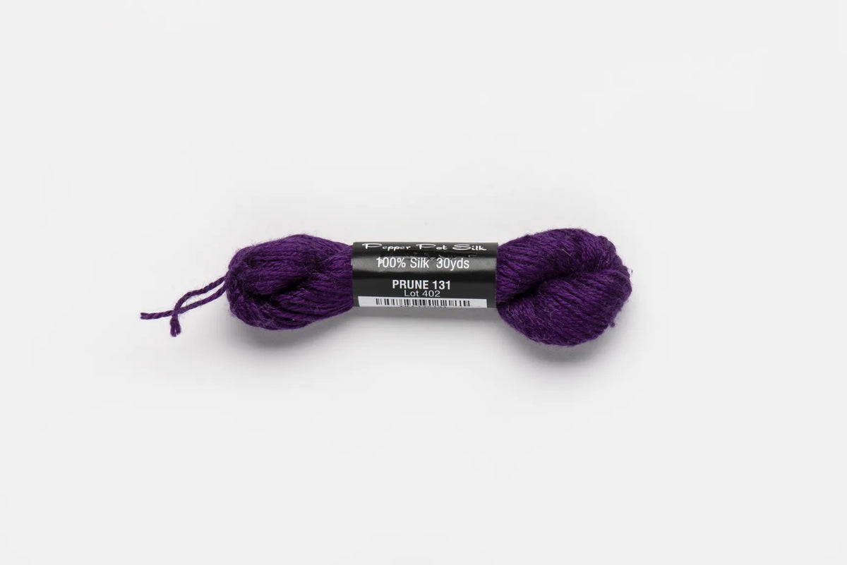 Pepper Pot Silk 131 Prune - needlepoint silk thread