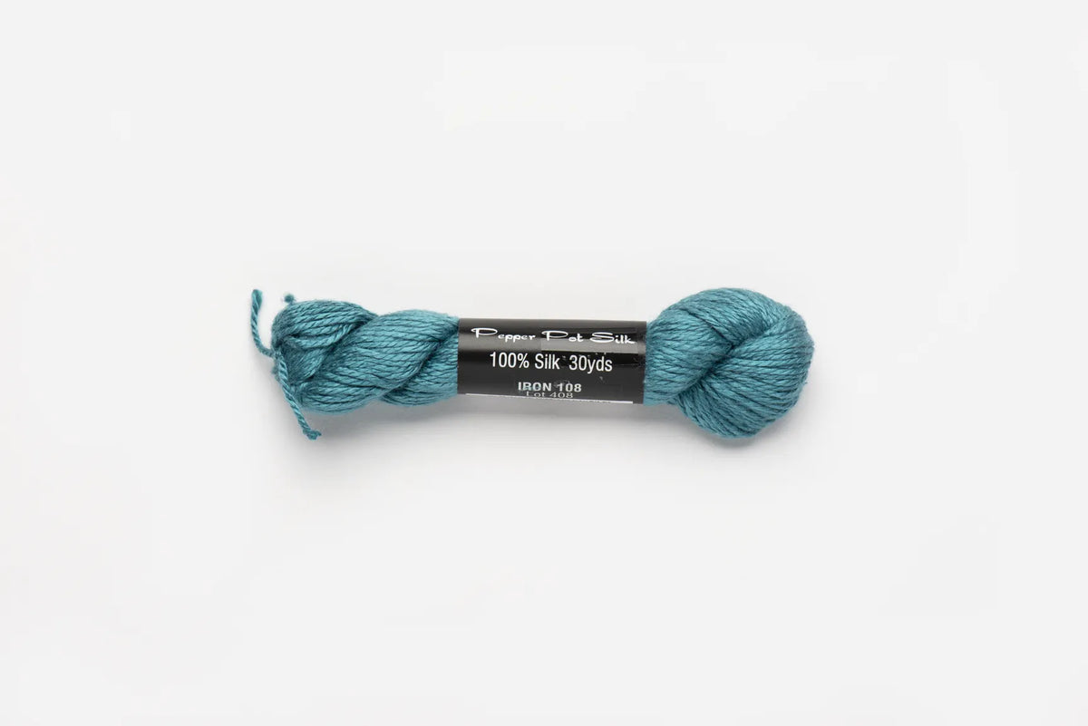 Pepper Pot Silk 108 Iron - needlepoint silk thread