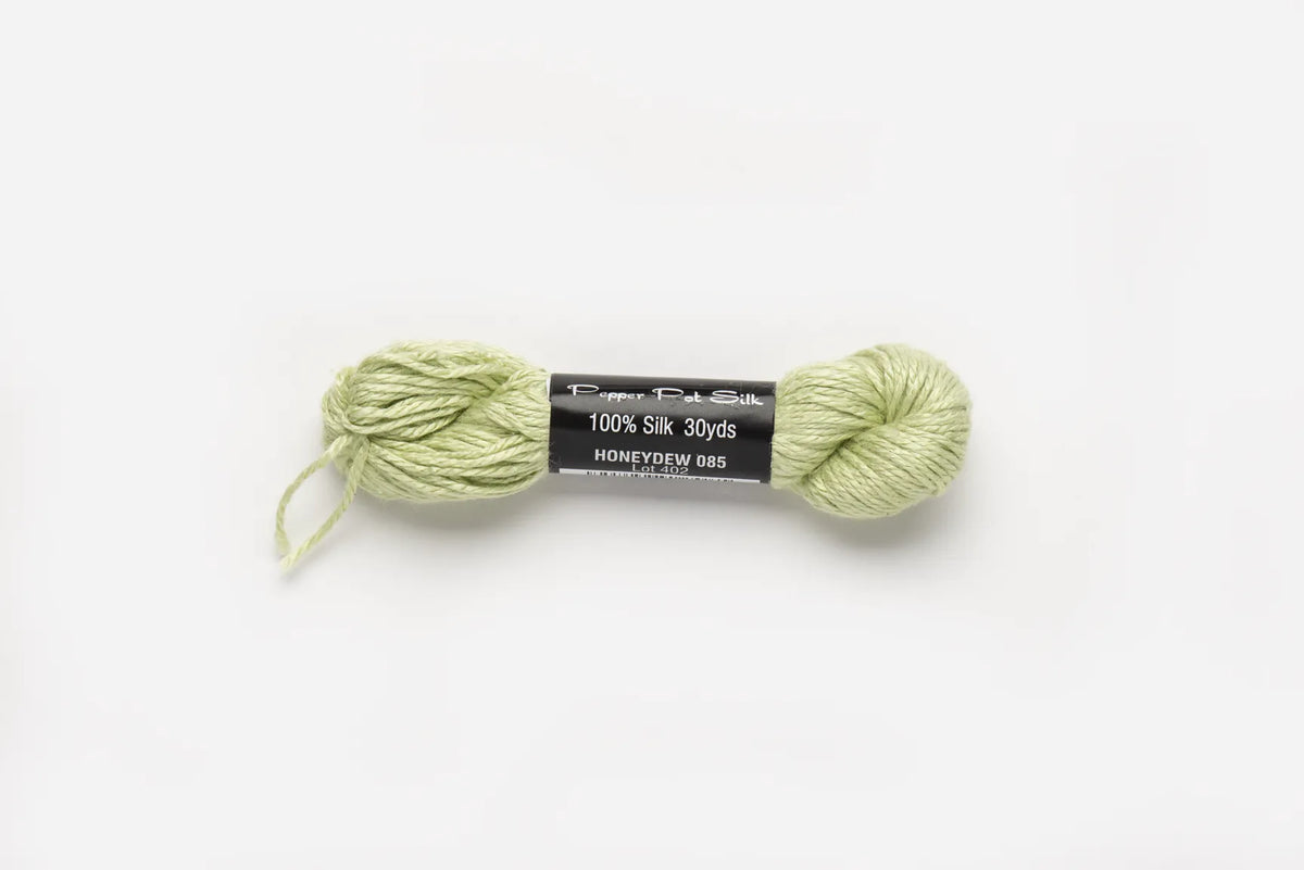 Pepper Pot Silk 85 Honey Dew - needlepoint silk thread